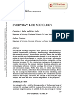 Adler and Adler - Everyday Life Sociology