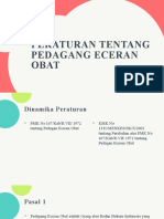 Peraturan Pedagang Eceran Obat