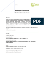 Kafka para Inocentes - Programa - Abril 2021