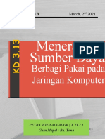 Menerapkan Sumber Daya Berbagi Pakai pada Jaringan Komputer