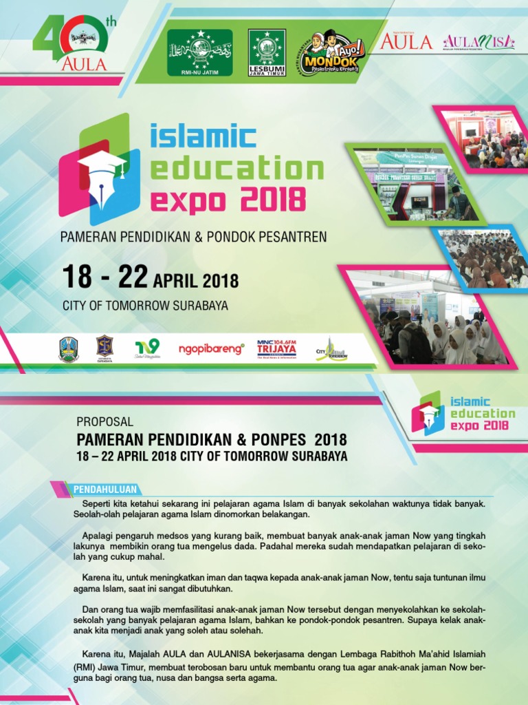 Islamic Education Expo 2018 A Gateway To Quality Islamic Education Pdf