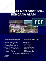 BAB Mitigasi Bencana Alam 2021