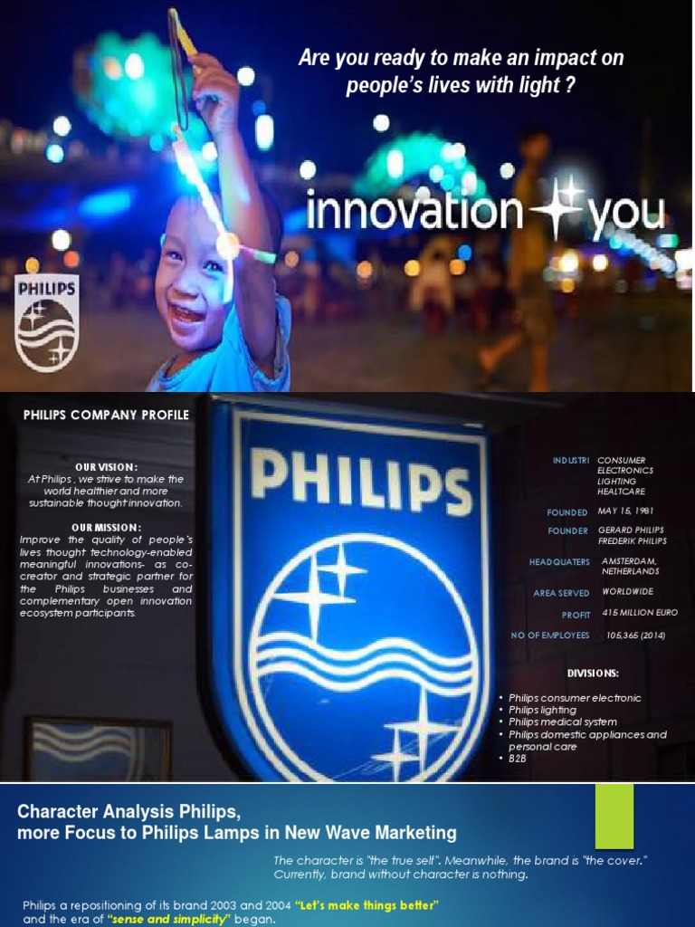 Philips Company Overview and Vision | PDF | Philips | Promotion And ...