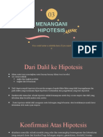 Menangani Hipotesis