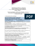Guia de Actividades y Rúbrica de Evaluación - Momento 3 Intermedias Desarrollo Unidad 2 y Presentación de La Propuesta de Clase
