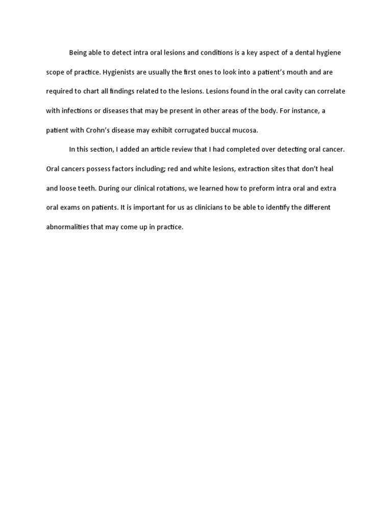 Intra Oral Reflection Pdf Science Mathematics