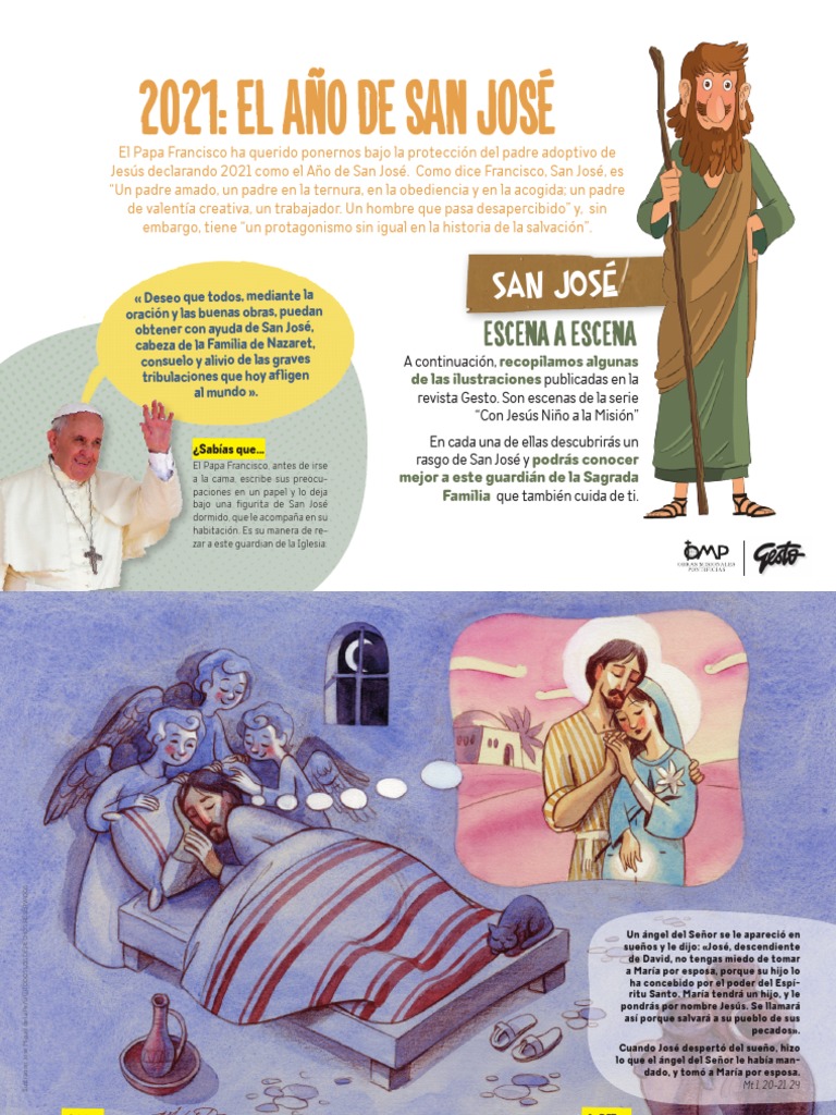 2021 San Jose Revista Gesto OMP | PDF | María, madre de Jesús | Oración