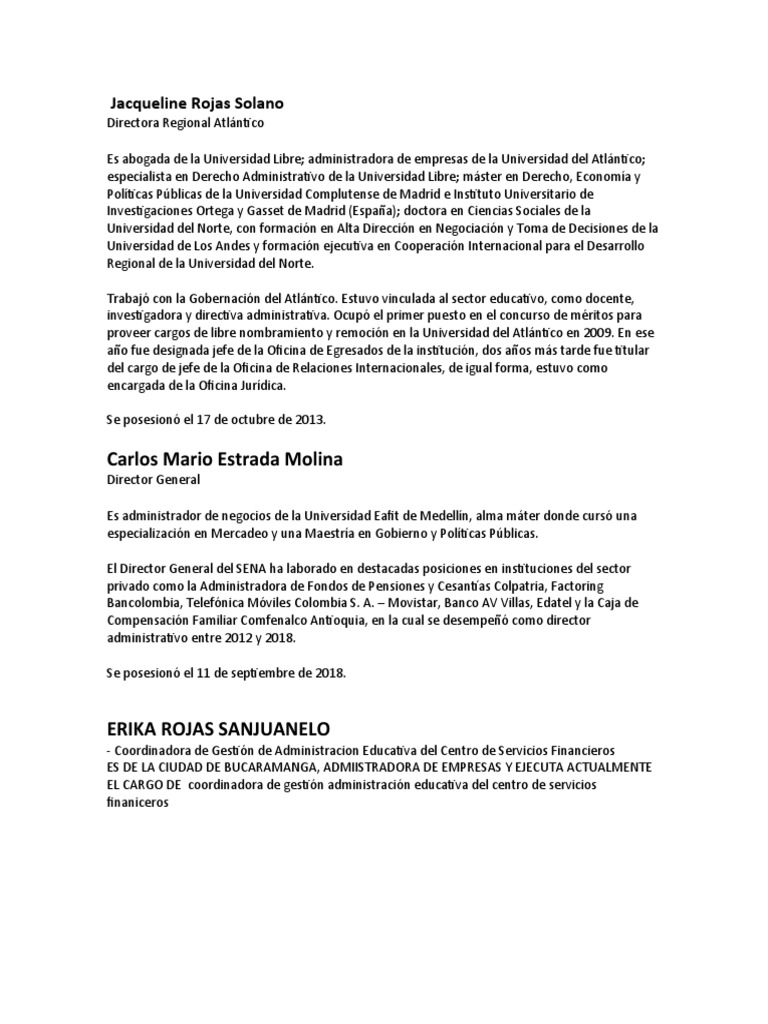Perfil de Jacqueline Rojas Solano | PDF | Universidad | Educación avanzada