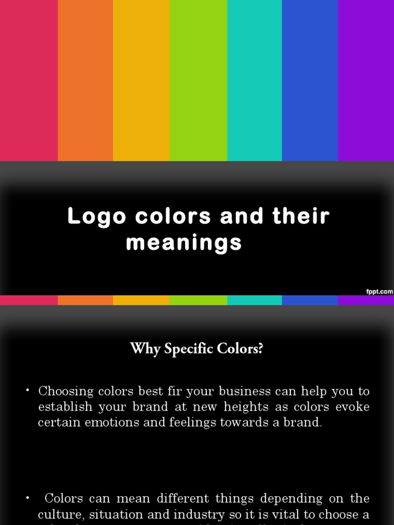 Logo Colors and Their Meanings | PDF | Color | Brand