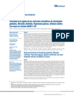 Toxicidad Oral Aguda de Los Extractos Etanolicos D