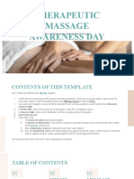 Therapeutic Massage Awareness Day by Slidesgo