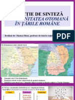 6. Sinteză și ev. formativă nr. 3. Suzeranitatea otomană în Țările Române.
