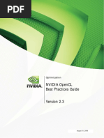 Nvidia Opencl Best Practices Guide: Optimization