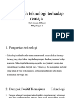 Pengaruh Teknologi Terhadap Remaja