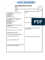 Examen IV-bimestral de Física-6to Pri