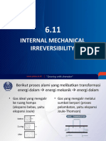 6.11 Internal Mechanical Irreversibility