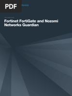 Fortinet Fortigate and Nozomi Networks Guardian: Deployment Guide