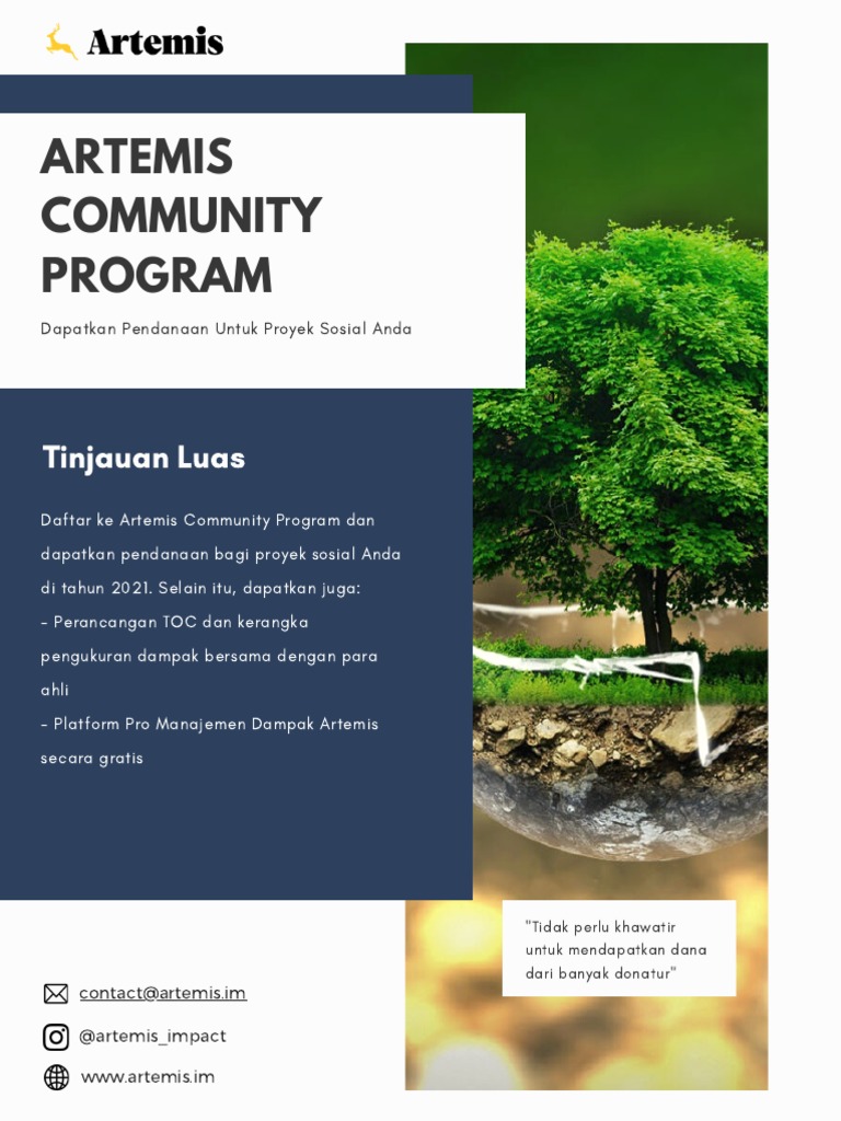 BH Artemis Community Program Brochure PDF