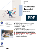 SOP Administrasi Transaksi