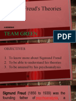 Sigmund Freud's Theories: Team Green