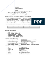 I Choose The Correct Word and Circle It (2,5 PTS) : Esp Dic2 Test 1 Name: Mamadou Lamine SENE DIC2TR