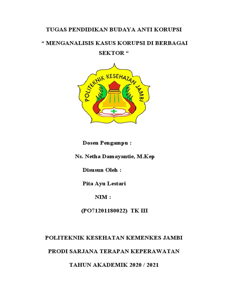 Makalah Dampak Korupsi Pita Ayu Pdf