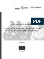 Propuesta de Proyecto de Ley Sobre El Acoso Politico Hacia Las Mujeresversion Fianal