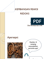 Perkembangan Reaksi Redoks