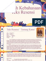 Unsur Kebahasaan Resensi