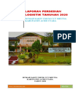 Cover Laporan Persedian Logistik 2020