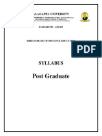 PG Syllabus