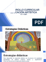 Presentacion de Educación Artística 08-03 - 2021 Estrategias Didácticas
