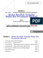 Medan Berubah Terhadap Waktu Dan Persamaan Maxwell: EE 2053 Elektromagnetika Telekomunikasi