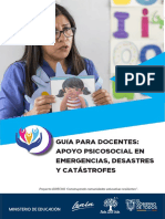 Anexo 3 – Guía Para Docentes- Apoyo Psicosocial en Emergencias, Desastres y Catástrofes