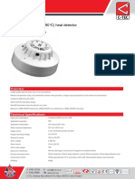 Apollo Series 65 CS (90°C) Heat Detector CTEC - 55000-137APO - Datasheet - 2020-04-03