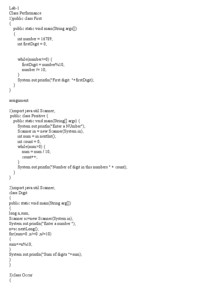 AP Lab 1 | PDF | Computers