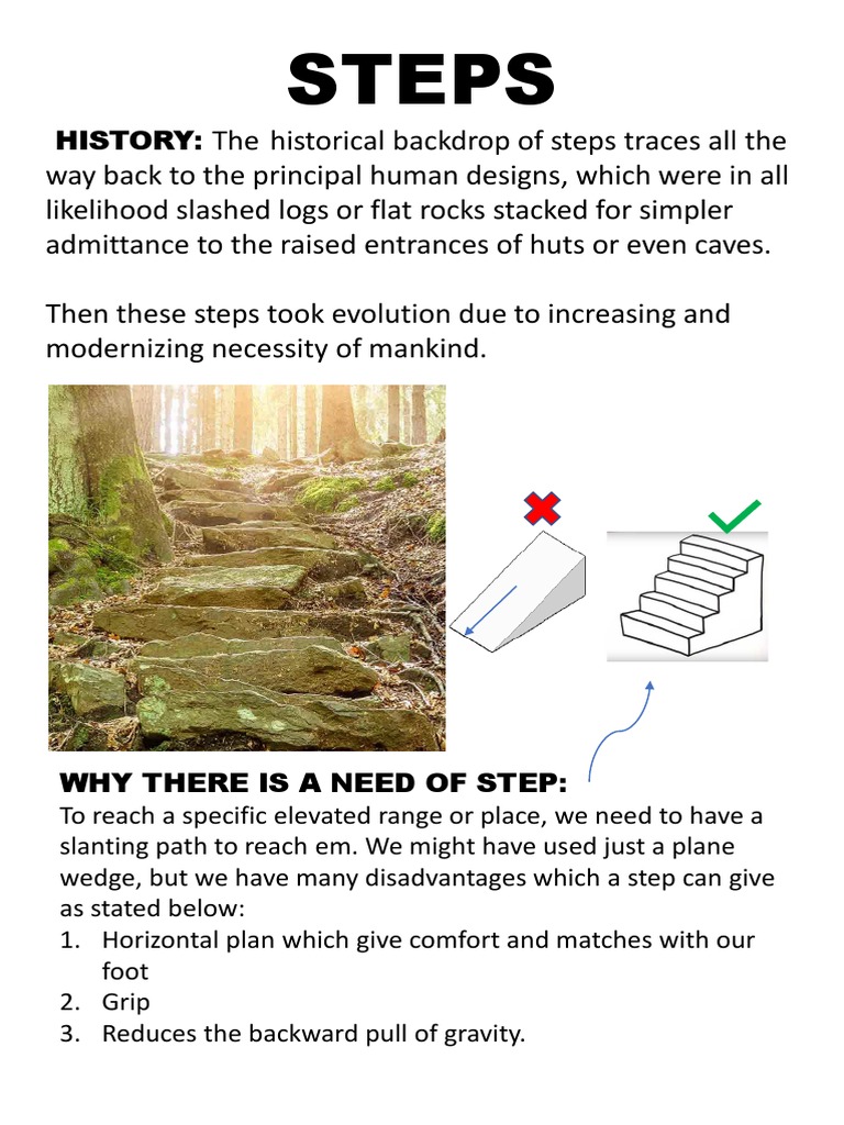 Foundation, Steps and Staircase Construction | PDF | Stairs ...