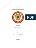 Bachelor of Science in Civil Engineering: Final Paper