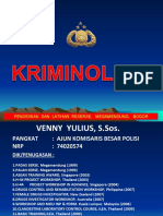 KRIMINOLOGI