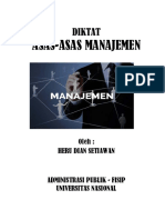 Diktat Asas-Asas Manajemen