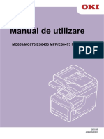 Manual Utilizare OKI MC853 MC873