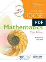 Cambridge IGCSE Core Mathematics 3ed