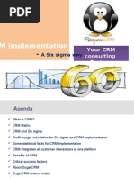 CRM Implementation - A Six Sigma Way