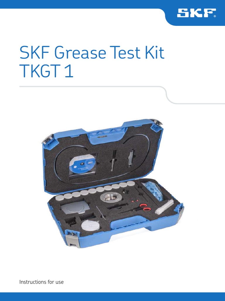 SKF Nlgi Manual Test Kit | PDF | Bearing (Mechanical) | Lubricant