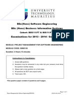 Project Management For Software Engineering Nov 2013