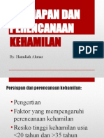 PERSIAPAN KEHAMILAN