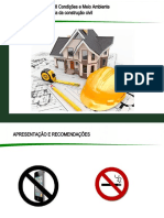 TREINAMENTO NR- 18 Condições e Meio Ambiente de Trabalho na Indústria da construção civil