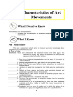 MAPEH10_ARTS Q1 Module 2 Characteristics of Art Movements V3