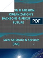 Vission & Mission: Organization'S Backbone & Prosperous Future