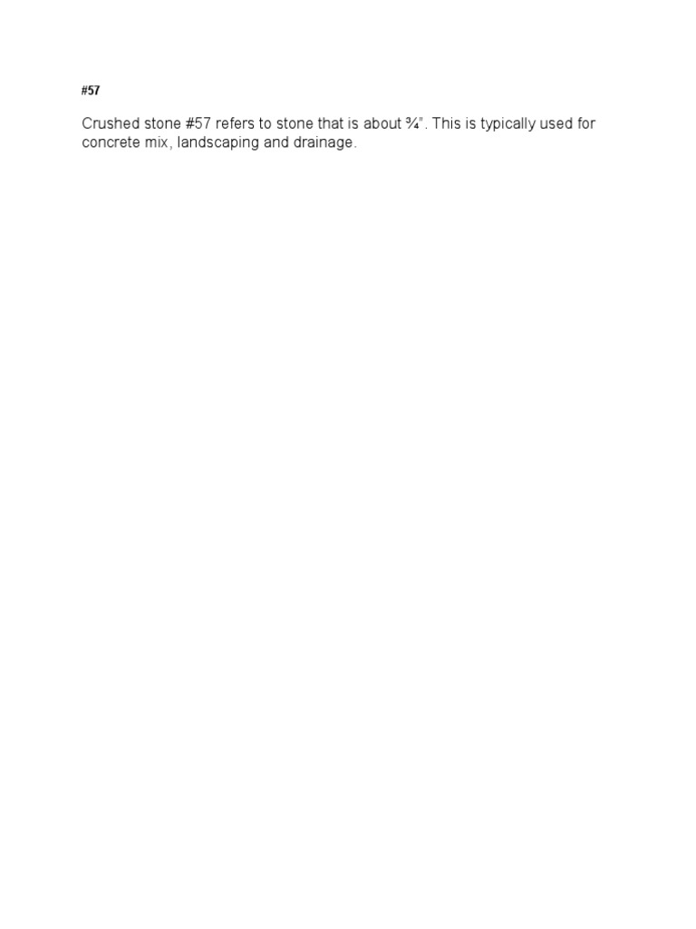Aashto #57 | PDF